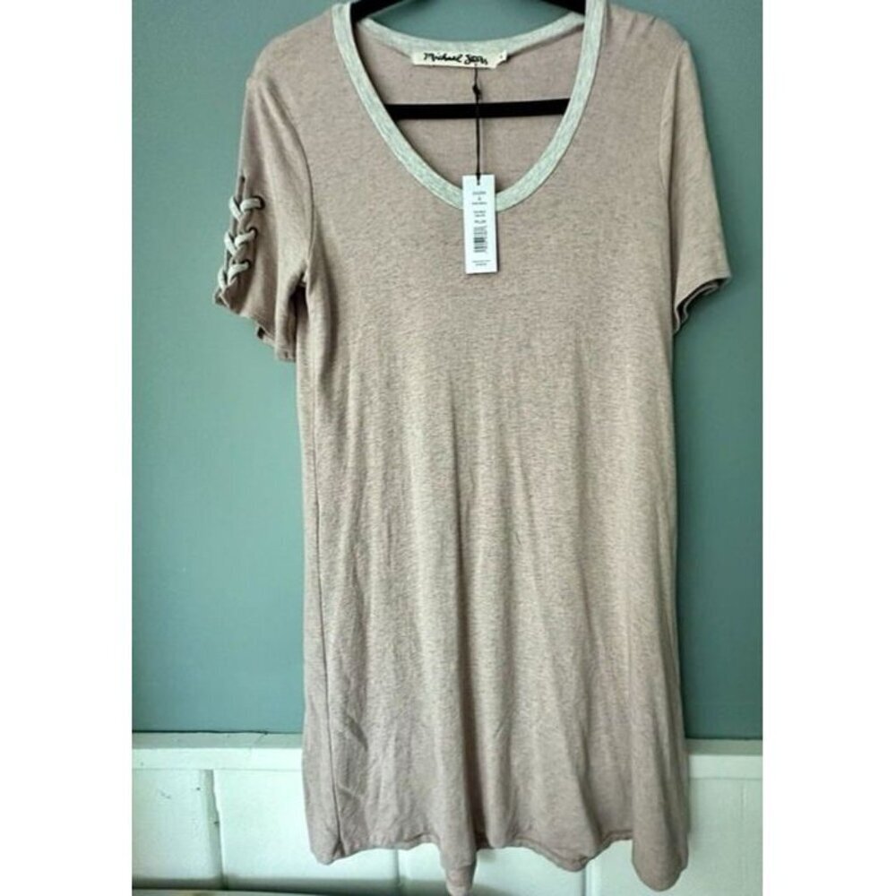 MICHAEL STARS ANTHROPOLOGIE Purple Short sleeve t-shirt dress SZ S - Loungewear